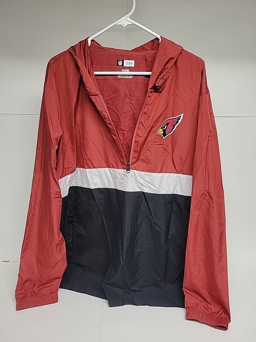 Arizona Cardinals NFL Team Apparel Men's Size XL Windbreaker Jacket