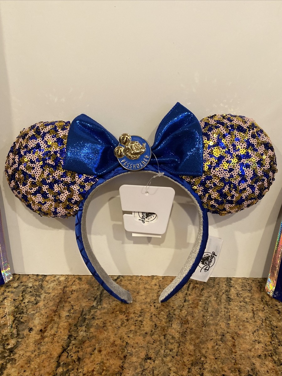 NWT Mickey Ears Headband Annual Passholder Disney Parks Annual Passholder Ear Headband AP WDW 2021  main image 3