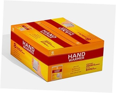  Hand Warmers Air Activated, Long Lasting, Safe, 8 20 Pairs, 40 Counts, 6-Hours
