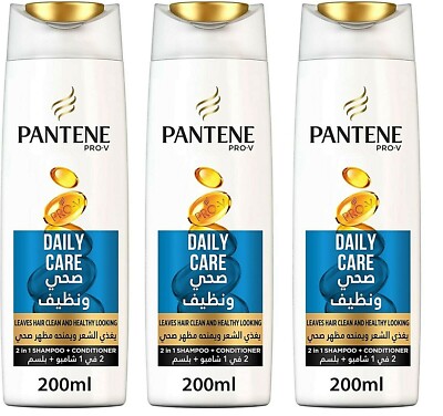 Pantene Pro-V Daily Care 2-In-1 Shampoo & Conditioner 3 X 200ml-(FREE SHIPPING)