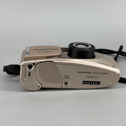 Olympus i Zoom 75 Gold APS 28-75mm Point Shoot Film Camera - TESTED - Picture 8 of 13