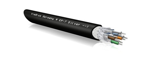 Viablue 21908 EP-7 Argent RJ-45 CAT6A Câble Réseau 1,0m 1m - Photo 2/3