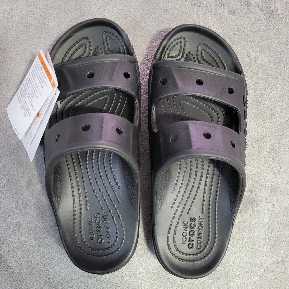 Crocs Baya Black Sandals NWT Size Men7/Woman9