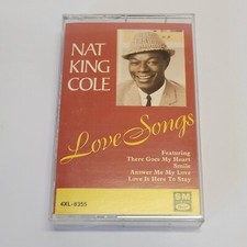 Nat King Cole - Love Songs Capital Records 4XL-8355 Cassette  Jewel Case