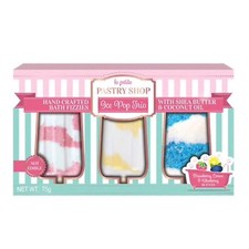 La Petite Pastry Shop Ice POP Trio Bath Bomb 3 pack New  Sealed