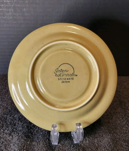 "Round Up " Blue SY-7950 Stoneware Saucer by Inter-National of Japan - Picture 6 of 10
