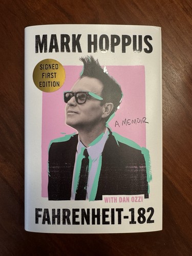 Fahrenheit-182 SIGNED Mark Hoppus (2025,HC,1st/1st) BRAND NEW