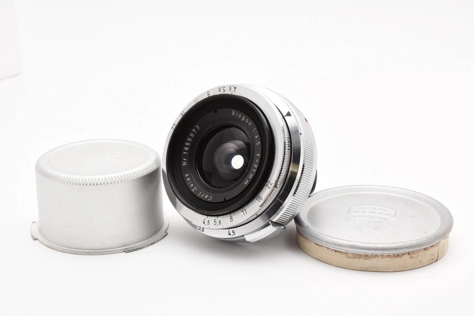[Exc+5] Carl Zeiss Biogon 21 mm f/4.5 Lens For Contax Rangefinder From JAPAN - Image 2 of 4