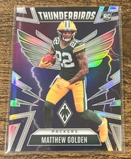 2025 Panini Phoenix Thunderbirds Matthew Golden #17 RC Green Bay Packers Rookie