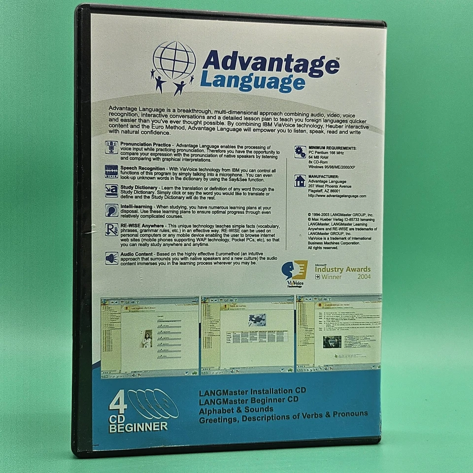 Advantage Language Breakthrough Interactive Learning-Spanish 4 CD Set: Beginner - Image 2 of 4