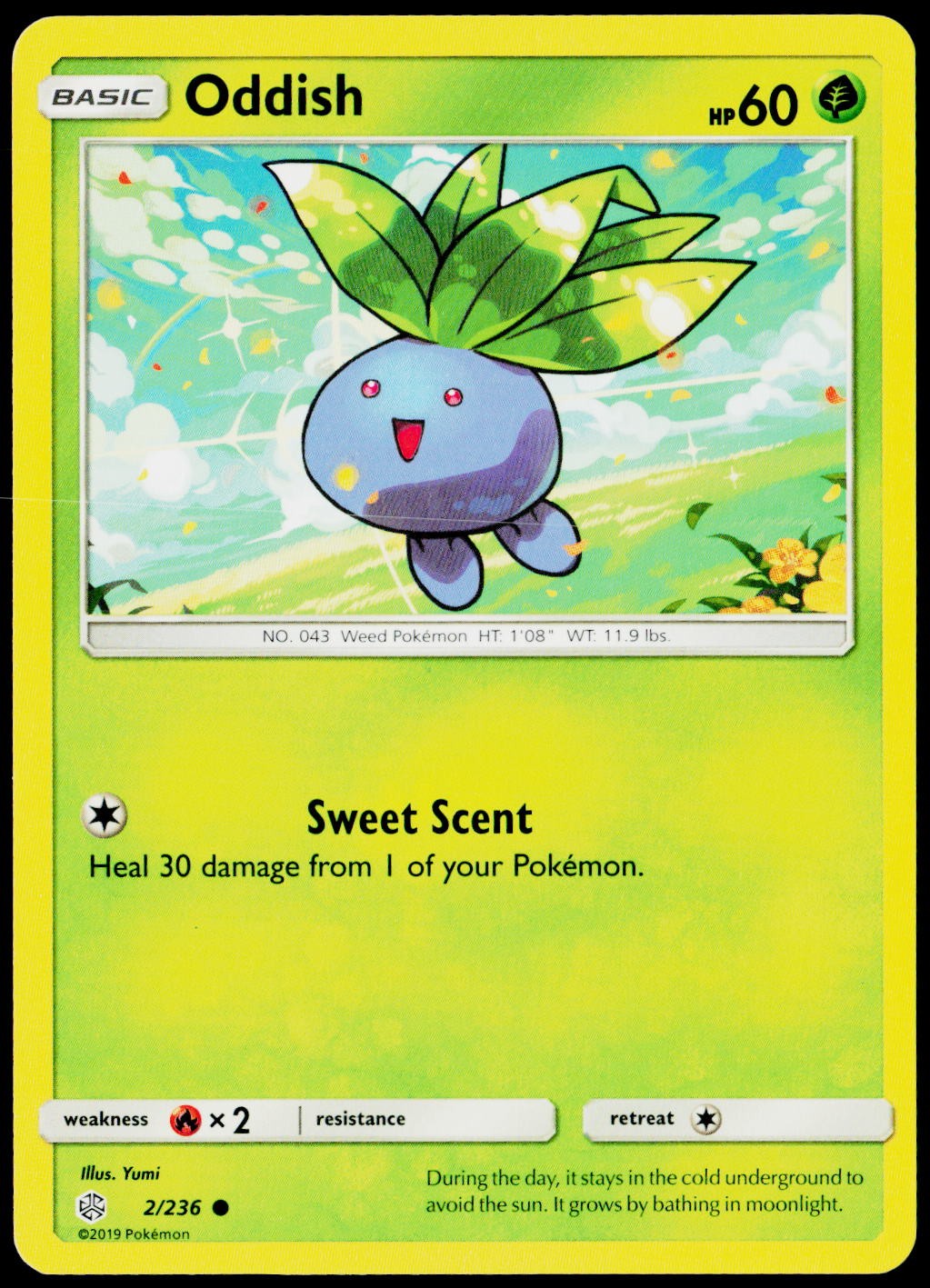 Oddish 2/236 SM - Cosmic Eclipse LP