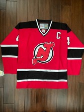 Camiseta deportiva vintage Scott Stevens New Jersey Devils roja "1992-2007 retroceso"