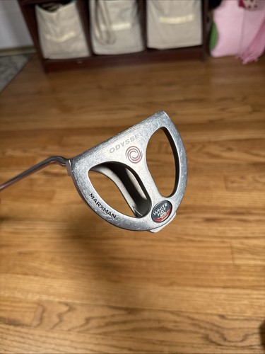 Putter Odyssey White Hot XG Marksman Marxman - Gaucher, 35 Pouces, Maillet Rare