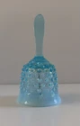 Vintage Fenton Hobnail  Blue Opalescent  Hobnail Bell Circa 5-3/4" H