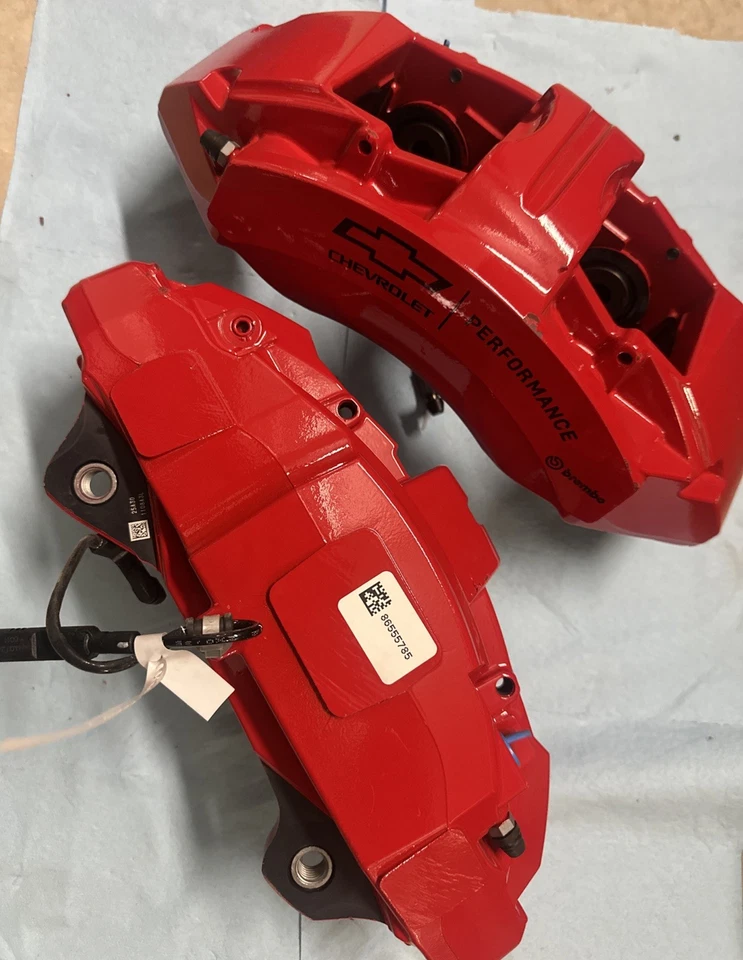 GM Cadillac Escalade V Brembo Tahoe Denali Yukon Silverado 2014+ Brake Calipers - Image 2 of 4