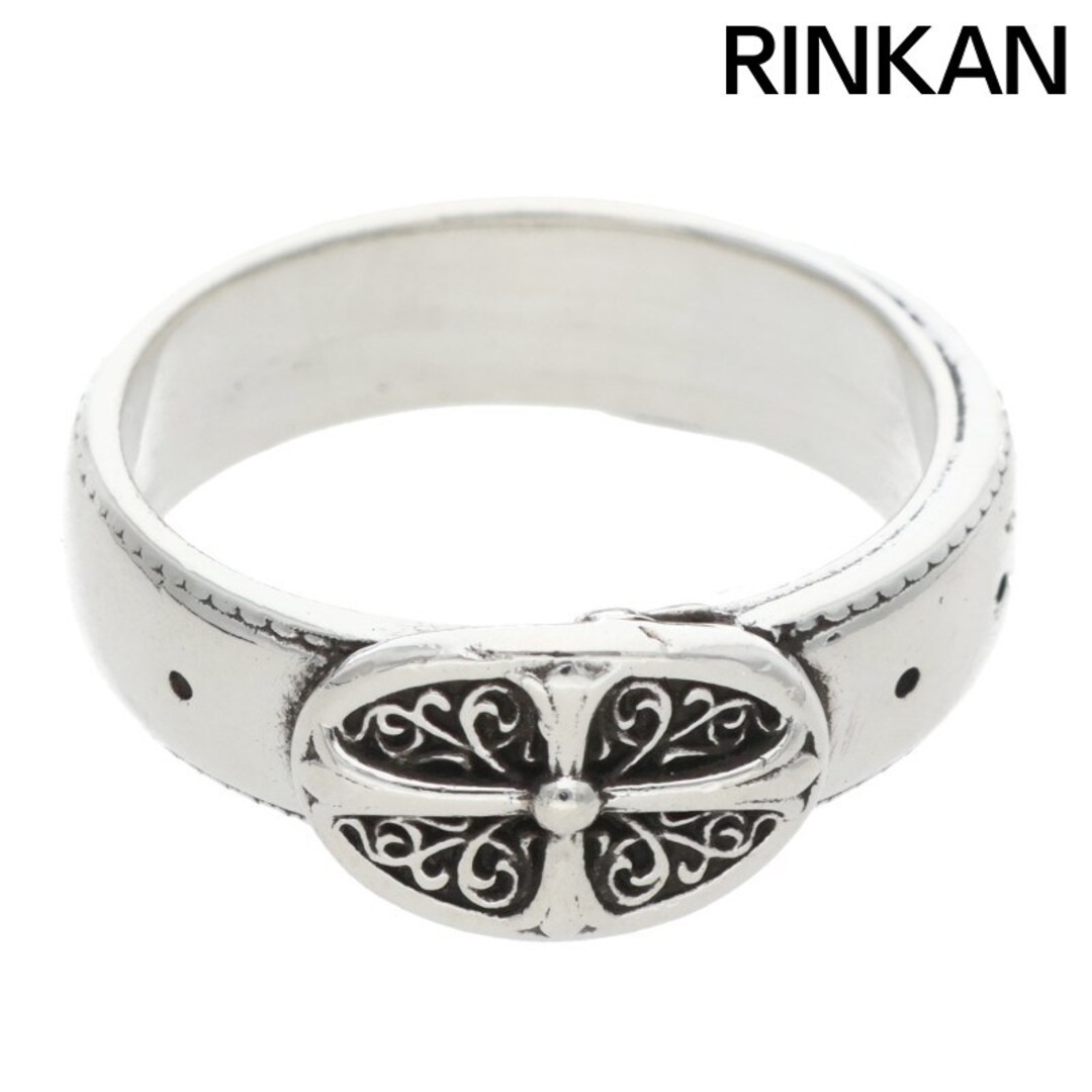 Chrome Hearts Belted OVAL SML Silver Ring Men's Size 18.5 Used 6c384936de94499d8