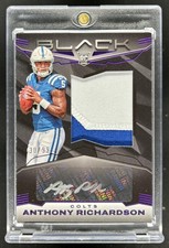2023 Panini Black Anthony Richardson RC Patch Royal Rookie Auto #/99 Colts
