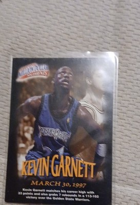 1997-98 Fleer - Million Dollar Moments Contest Kevin Garnett #8