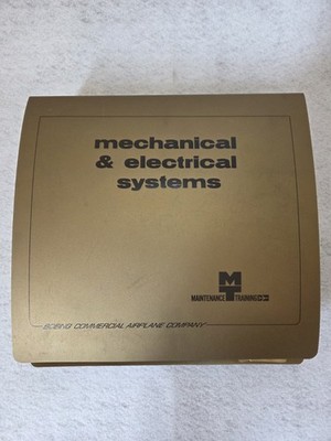 Vintage Boeing 737  Maintenance and Electrical Systems Manual. Binder w Tabs