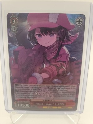Weiss Schwarz Gun Gale Online  II ''Hard  Target'' Llenn GGO/SE50-25H HR FOIL