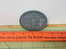 HESSTON 2009 National Finals Rodeo NFR Wrangler youth child belt buckle