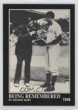 1992 Megacards The Collection Babe Ruth George HW Bush #149 HOF jg3
