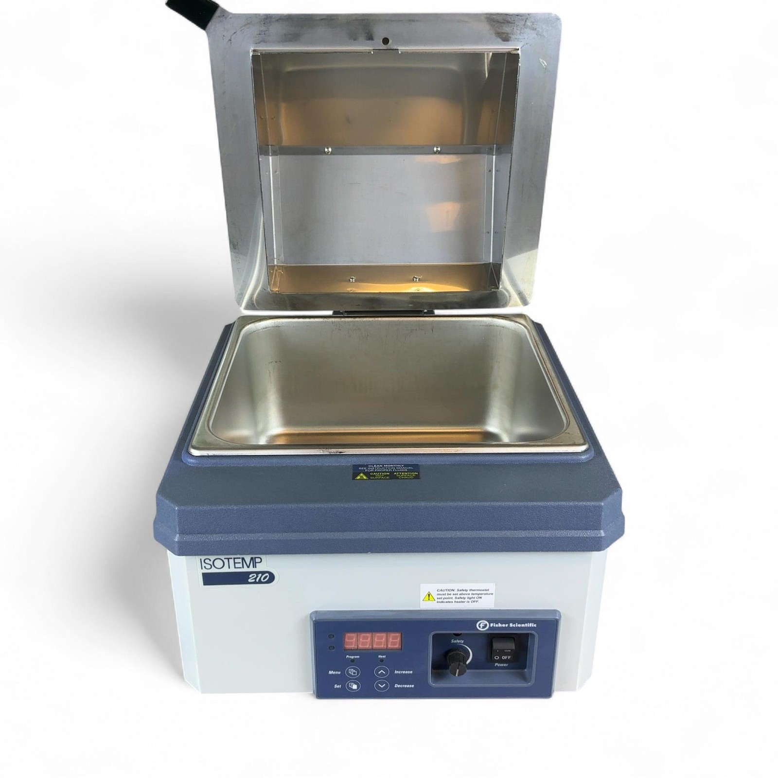 Fisher Scientific Isotemp 210 Heated Water Bath 15-462-210 Water Bath Tempera...