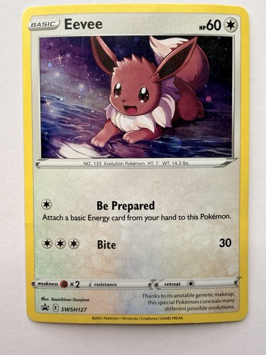 Eevee #SWSH127 Holo Sword & Shield Promo