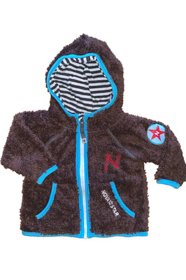 Nova Star Strickjacke Fleecejacke Gr. 74 Babybekleidung braun unisex Teddyjacke