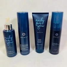 Monat Set of 4 Curl Refresher Spray, Flexible Hold Gel, Tousled Texturizing Mist