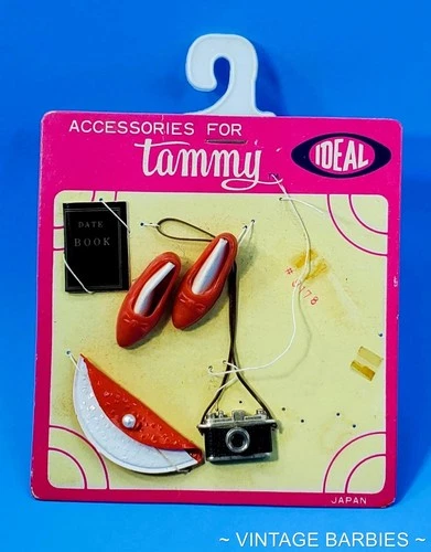 RARE Vintage Ideal Tammy Doll Accessories PAK w/Original Cardboard ~ 1960's