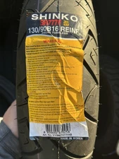 130/90B16 SHINKO 777 MOTORCYCLE TIRE 130 90 16 FRONT SR777