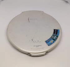 Sony D-NE20 CD Walkman MP3 ATRAC3plus Portable CD Player Hi-Fi Silver Junk