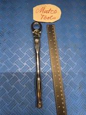Matco Tools Special Forces USA RARE Chrome Flex Head Pass Through Ratchet BLPF9