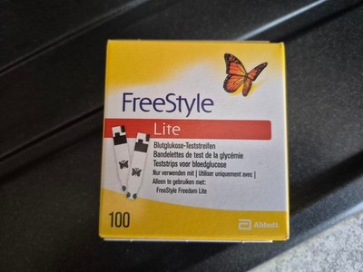100 Blutzucker Teststreifen FreeStyle Lite Neu OVP MHD 11/2026
