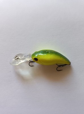Evergreen MODO Wild Hunch Crankbait Lime Chart Dazzler Bass Fishing Lure Japan