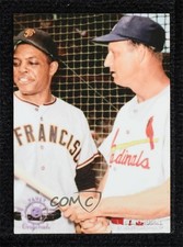 2016 Topps Legacies of Baseball Purple Logo 2/50 Stan Musial Willie Mays HOF i4v