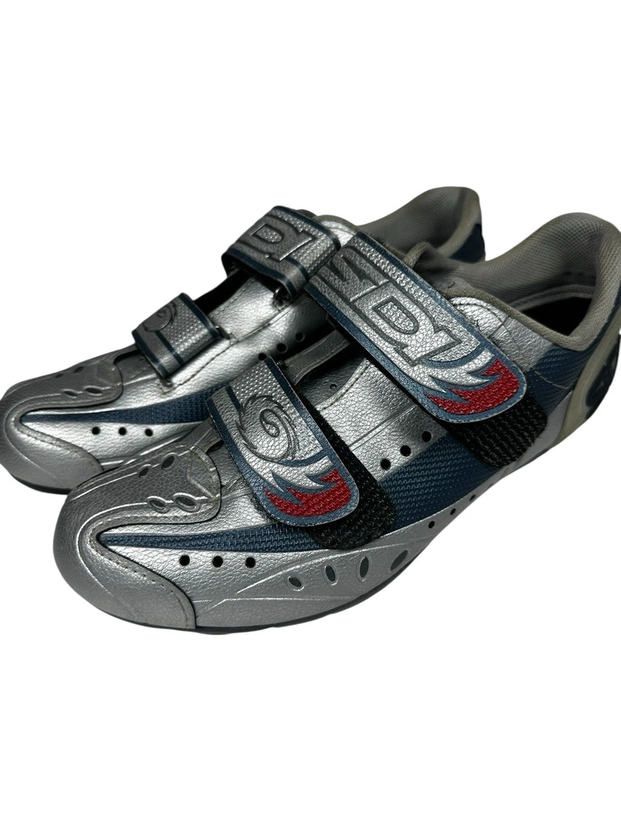 Sidi Giau Mountain Bike Shoes Size 39 Silver Blue Black SPD Cleats MTB Cycling SIDI Silver Mountain Cycling & Shoe Covers for sale | eBay main image 3