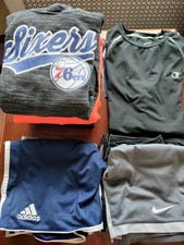Boys Play Clothes Lot Size 10 - UA, Champion, Nike, Reebok 9 Pieces 