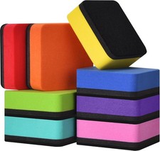 Mini Dry Erase Eraser, Magnetic Whiteboard Erasers, Dry Erasers, 8 Pack, 2 x 2