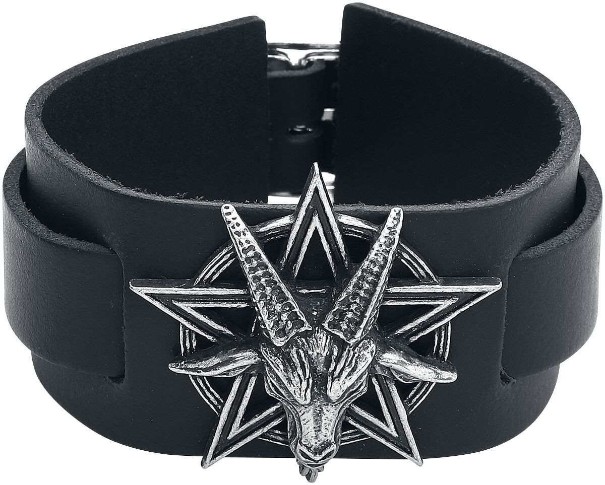 Алхимическая готическая ледяная повязка Herren Baphoment schwarz Standard 9290₽