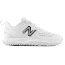 New Balance Men's Fresh Foam 3000 V6 Turf-Trainer Baseball Shoe, White/White, 16