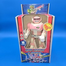 1994 Super Robotic Rangers PINK Robot Battery Operated Toy NOS.