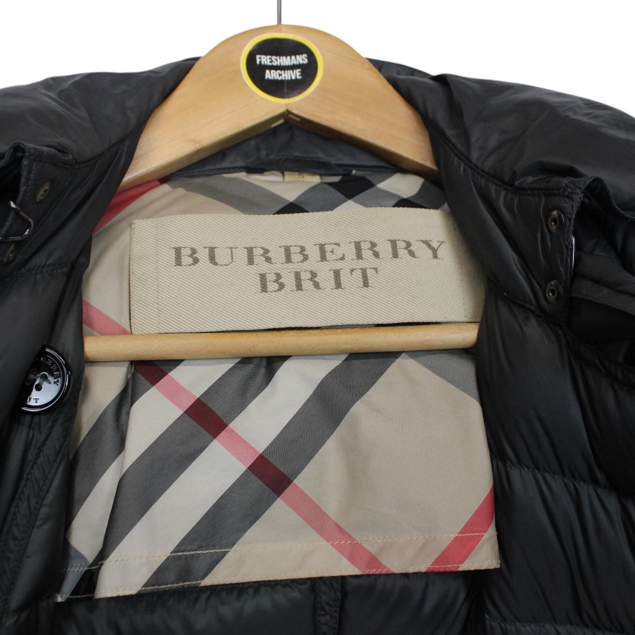Burberry Brit Grey Nova Check Belted Down Puffer Coat thumbnail 6