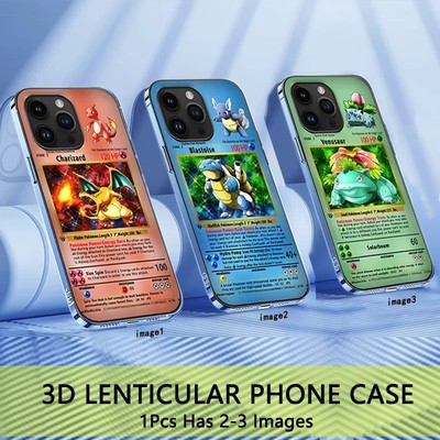 Poke  Anime 3D Phone Case for IPhone,SAMSUNG,,Xiaomi/Redmi,ect. Creative Phone C