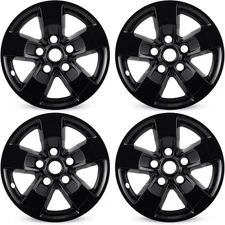 17" 4pcs Glossy Black Wheel Skins for 2013-2018 RAM 1500 & 19-24 Ram 