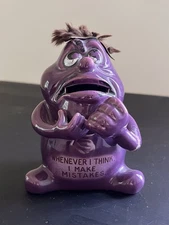 Kreiss Psycho Ceramic Piggy Bank- has flaws see description