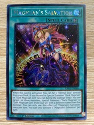Magician's Salvation RA01-EN068 Platinum Secret Rare 1st Edition