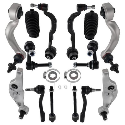 16pc Front Upper & Lower Control Arm w/ Ball Joint for 2007-2017