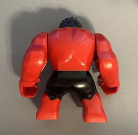 Lego Marvel Super Heroes Red Hulk RARE Big Fig - sh0370 (NM) (Set #76078)